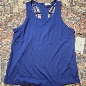 90 degree tank top, Royal, Small
